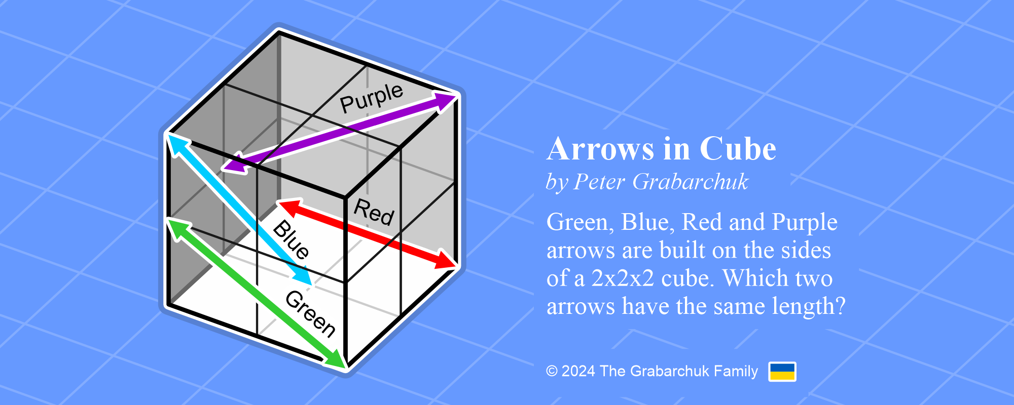 Arrows In Cube by Peter Grabarchuk